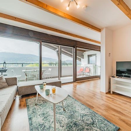Panorama-Apartments in unmittelbarer See-Nähe Schiefling am Wörthersee Exterior foto